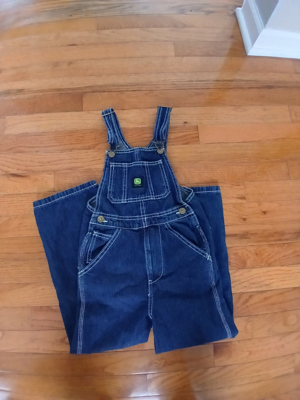 John Deere Dark Blue Denim Overalls - Picture 4 of 7